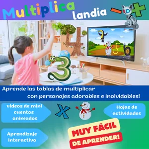Imagen de portada para Curso online MULTIPLICALANDIA