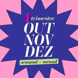 Imagem de capa para o Ebook Planner TDAH Semanal + Mensal 2024 (4º trimestre)