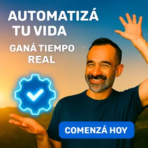 Imagen de portada para Ebook 🔧 Automatizá Tu Vida. Ganá Tiempo Real.