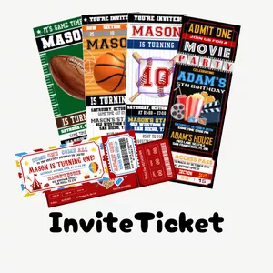 Cover image for Online course InviteTicket - Unique Ticket-Style Invites!