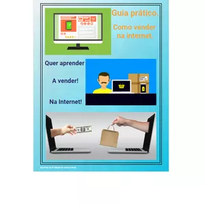Imagem de capa para o Ebook Conquistando o Mundo Digital. Aprenda a Vender na Internet.
