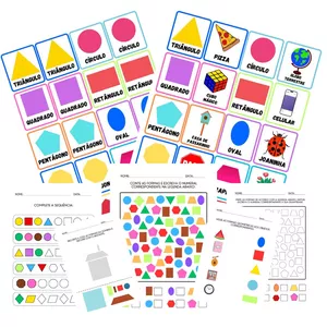 Imagem de capa para o Ebook Jogo da Memória + atividades de Formas Geométricas