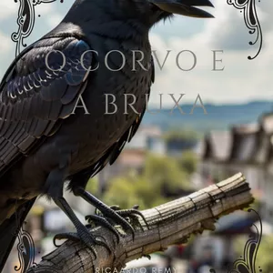 Imagem de capa para o Ebook O Corvo e A Bruxa