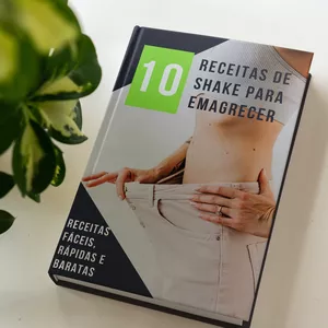 Imagem de capa para o Ebook 10 Receitas de Shake para emagrecer