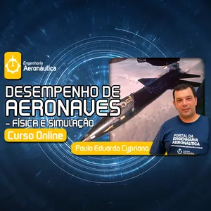 Imagem de capa para o Curso online Desempenho de Aeronaves - Física e Simulação