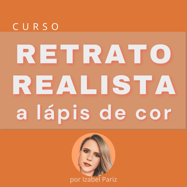 Retrato realista a lápis de cor Curso diário - DIcas