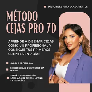 Imagen de portada para Curso online Método cejas PRO 7D