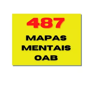Imagem principal do produto 487 Mapas Mentais OAB + 3 Bônus