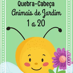 Imagem de capa para o Ebook Quebra-cabeça "Animais de Jardim"