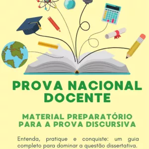 Imagem de capa para o Ebook PND - Material Didático para a Prova Discursiva 