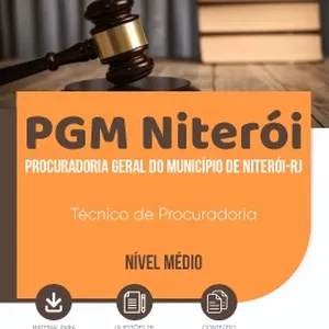 Imagem de capa para o Ebook Apostila PGM-RJ 2023 - Técnico de Procuradoria