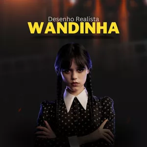 Imagem de capa para o Curso online WANDINHA - Desenho Realista