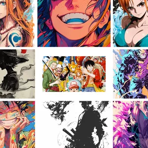 Cover image for Ebook One Piece Vector Art Pack: 50 High-Quality Vector Images for Anime Lovers