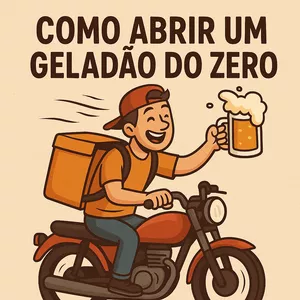 Imagem de capa para o Ebook COMO ABRIR UM GELADÃO DO ZERO 