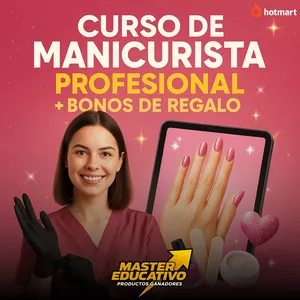Imagen de portada para Curso online CURSO DE MANICURISTA PROFESIONAL + BONOS DE REGALO