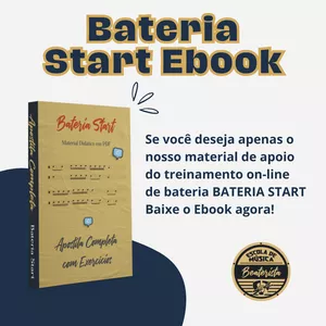 Imagem de capa para o Ebook Ebook Bateria Start (Iniciantes)