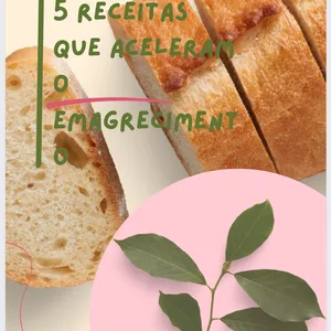 Imagem de capa para o Ebook 5 receitas que aceleram o emagrecimento 