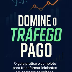 Imagem de capa para o Ebook Tráfego Pago: A Jornada Completa do Iniciante ao Profissional Lucrativo.