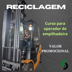 Imagem de capa para o Curso online Curso de Reciclagem para Operador de Empilhadeira