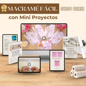 Imagen de portada para Curso online Macramé Fácil Con Mini Proyectos