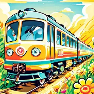 Imagem de capa para o Ebook O Trenzinho Feliz