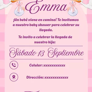 Imagen de portada para Ebook Tarjeta de invitación para Baby Shower