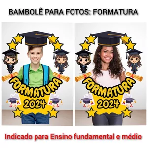 Imagem de capa para o Ebook BAMBOLÊ PARA FOTOS: FORMATURA 2024