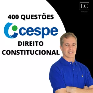 Imagem de capa para o Curso online 400 Questões CESPE - Direito Constitucional