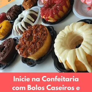 Imagem do curso Curso online de bolos caseiros 