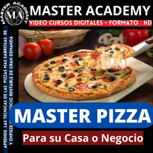 Imagen de portada para Curso online CURSO MASTER PIZZA - PREPARE LAS MEJORES  PIZZAS PARA SU NEGOCIO