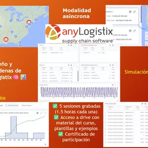 Imagen de portada para Curso online Curso Básico de AnyLogistix: Simulación y Optimización de Cadenas de Suministro