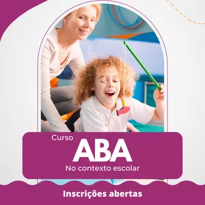 Imagem de capa para o Curso online Curso: ABA no contexto escolar