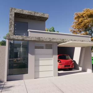 Imagem de capa para o Curso online Arquivos do projeto de Casa térrea para terreno 6x14 REF.259