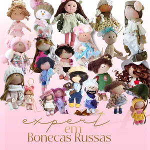 Imagem de capa para o Curso online Expert em Bonecas Russas 