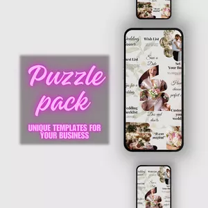 Cover image for Ebook InstaPuzzle Pro in Canva: Wedding Planner