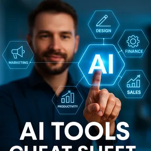 Cover image for Ebook AI Tools Cheat Sheet for Everyday Business: Practical Prompts and Smart Workflows for Professionals