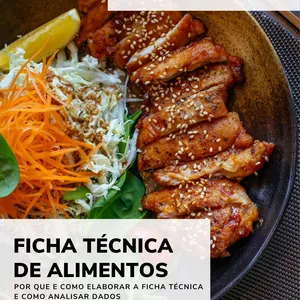 Imagem de capa para o Curso online Ficha Técnica de Alimentos: Aprenda a Preencher e Analisar