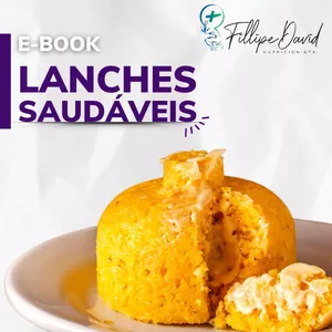Imagem de capa para o Ebook Lanches Saudáveis