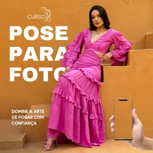 Imagem de capa para o Curso online CURSO | POSE PARA FOTO 