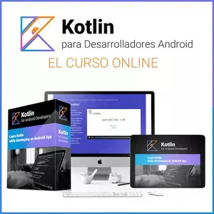 Imagen de portada para Curso online Kotlin para Desarrolladores Android
