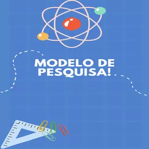 Imagem de capa para o Ebook Modelo Pronto de Pesquisa Científica!