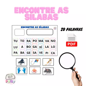 Imagem de capa para o Curso online ENCONTRE AS SÍLABAS 