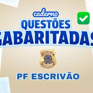 Imagem de capa para o Curso online 1670 Questões Gabaritadas PF (Escrivão)