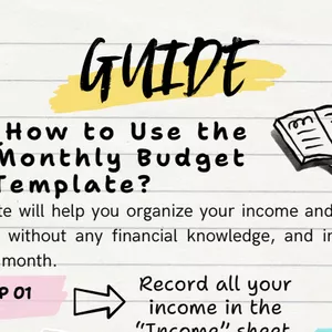 Cover image for Ebook Control Your Money: Budget Template + Guide