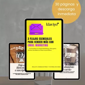 Imagen de portada para Ebook 3 Flujos Esenciales de Email Marketing para eCommerce 🚀