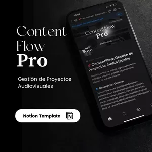 Imagen de portada para Curso online Content Flow Pro Gestión de Proyectos Audiovisuales