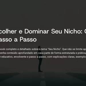 Imagem de capa para o Ebook Descubra e Domine Seu Nicho: O Guia Definitivo para o Sucesso