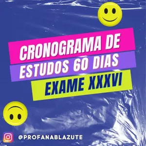 Imagem de capa para o Curso online Cronograma OAB XXXVI - 60 Dias