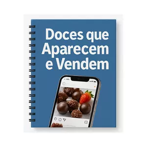 Imagem de capa para o Ebook Doces que Aparecem e Vendem