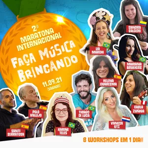 Imagem do curso II Maratona Internacional Faça Música Brincando, 11/09